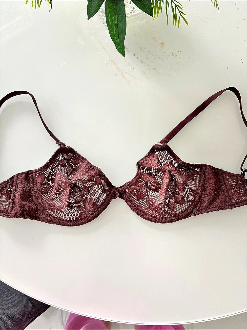 Fleur du Mal Luxe Triangle Bra & Le Stretch Lace Demi Bra
